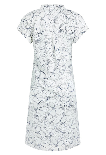 Weird Fish Womens Suffolks Printed Jersey Dress	- Light Cream
