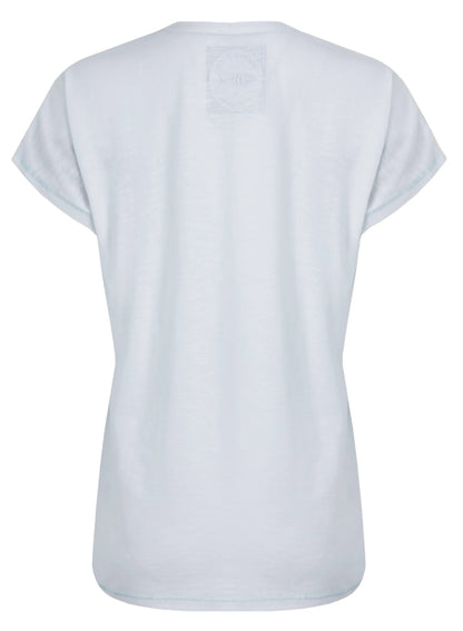 Weird Fish Womens Beach Run Print T-Shirt - White