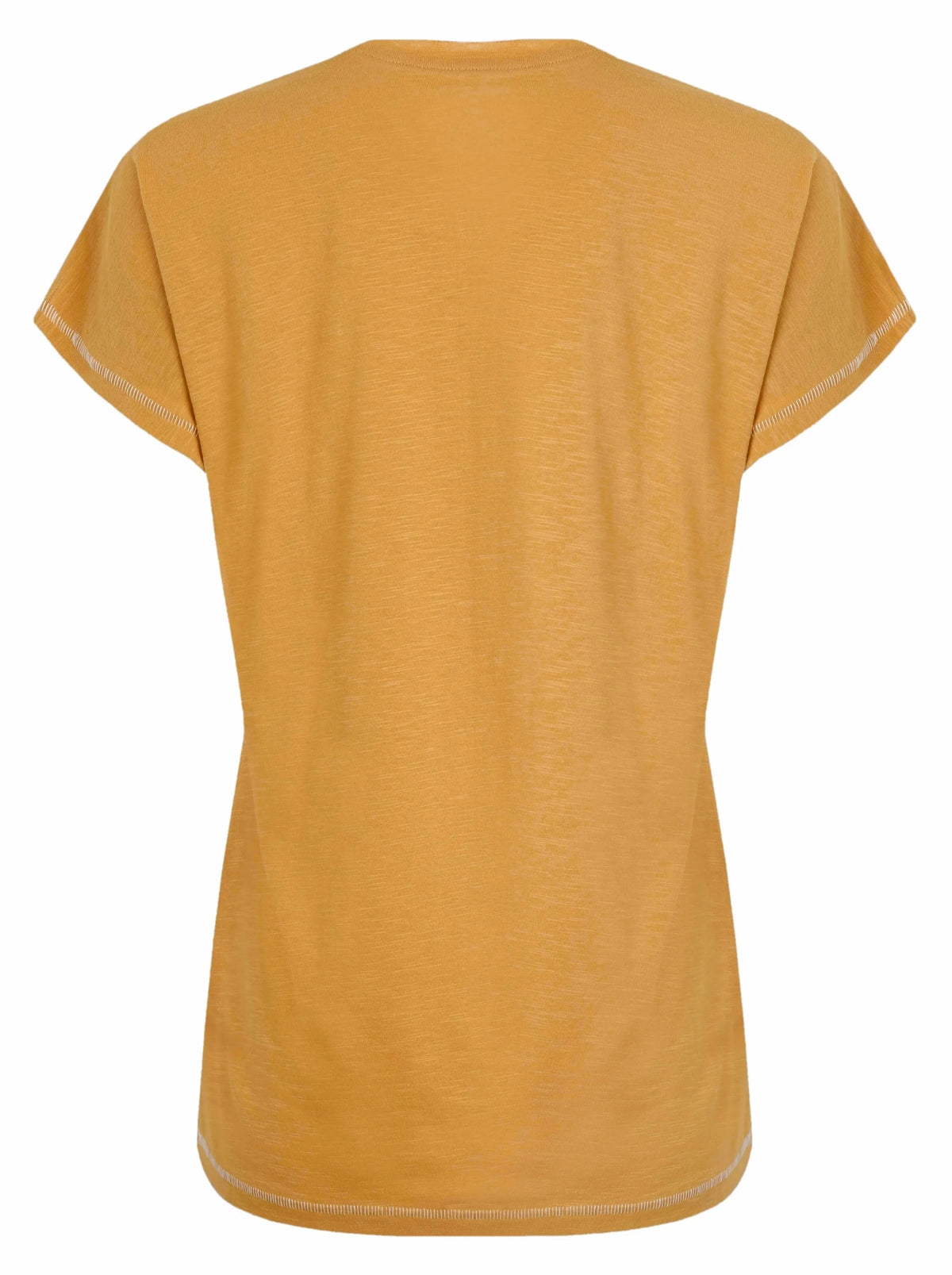Weird Fish Womens Fern Bee Print T-Shirt - Deep Amber