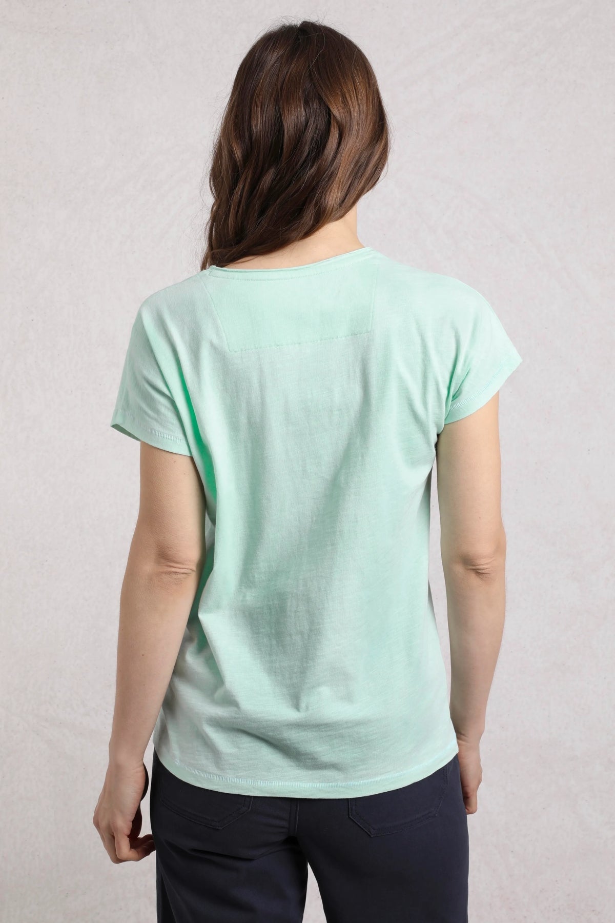 Weird Fish Womens Adventure Awaits Print Tee - Seafoam