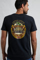 Weird Fish Mens Beer Guzzling Print T-Shirt Black