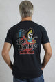 Weird Fish Mens Fish Fighters Printed Tee Navy