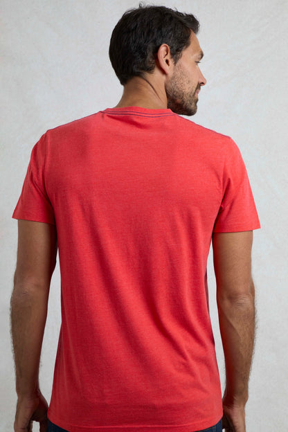 Weird Fish Mens Summer Sector Printed Tee - Retro Red
