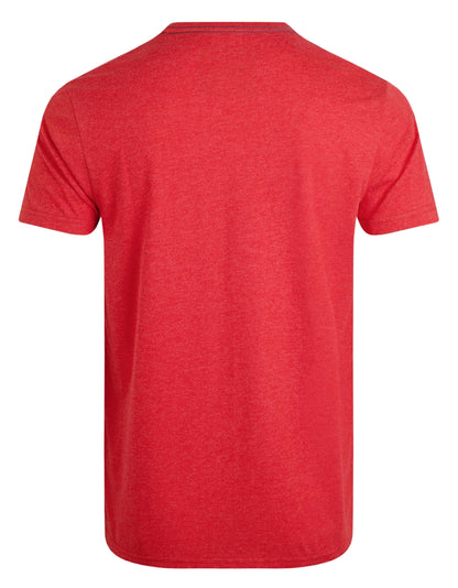 Weird Fish Mens Summer Sector Printed Tee - Retro Red