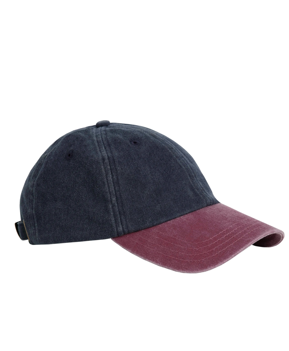 Weird Fish Westbury Heavy Wash Twill Cap - Navy