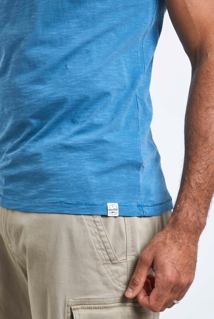Weird Fish Mens Irvine Pocket Tee - Dark Blue