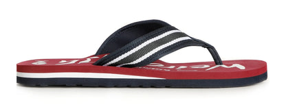 Weird Fish Mens 'Waterford' Flip Flops - Garnet