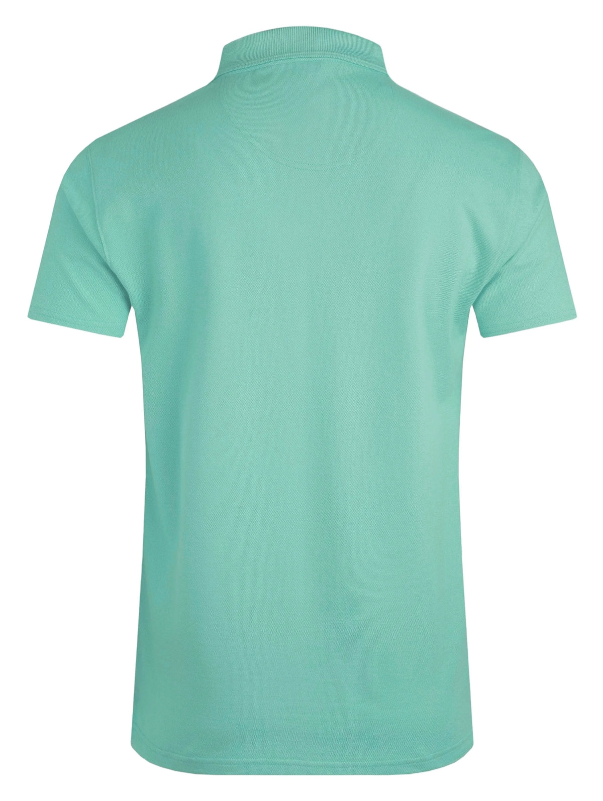 Weird Fish Mens Miles Pique Polo Shirt - Aqua Marine