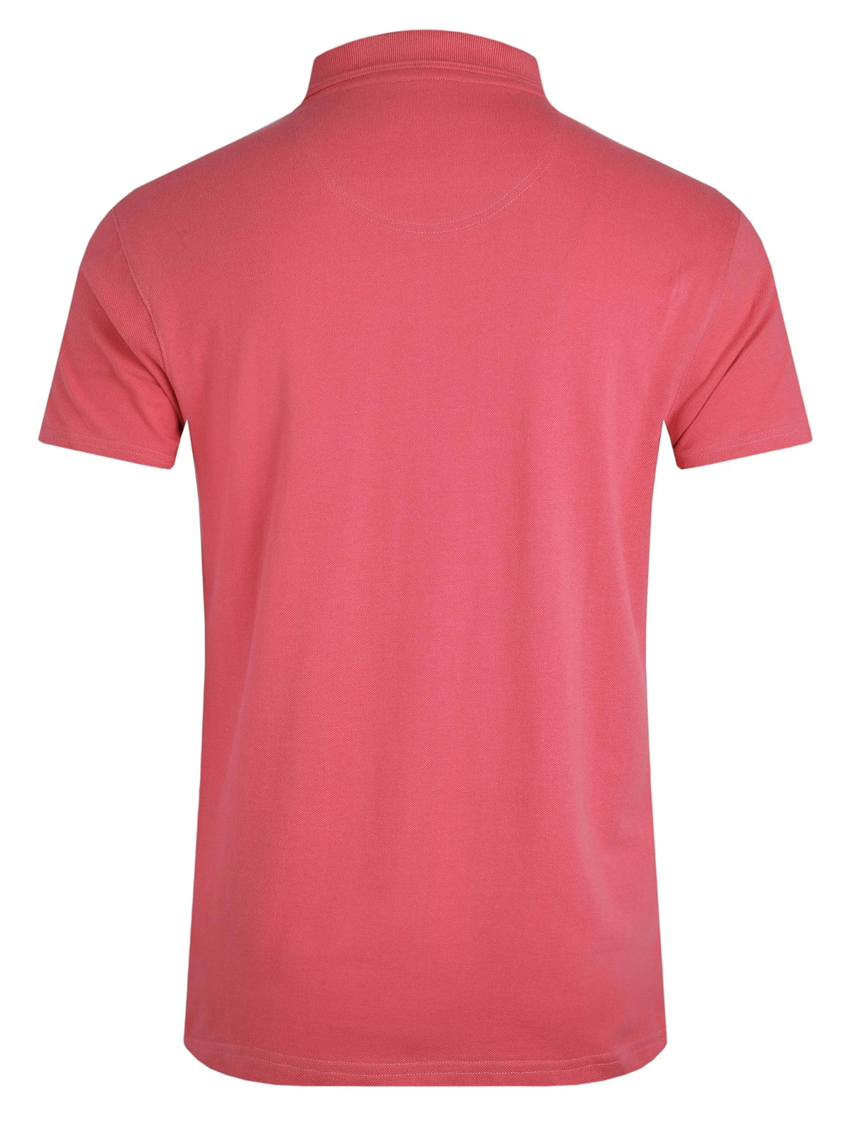 Weird Fish Mens Miles Pique Polo Shirt - Dark Pink