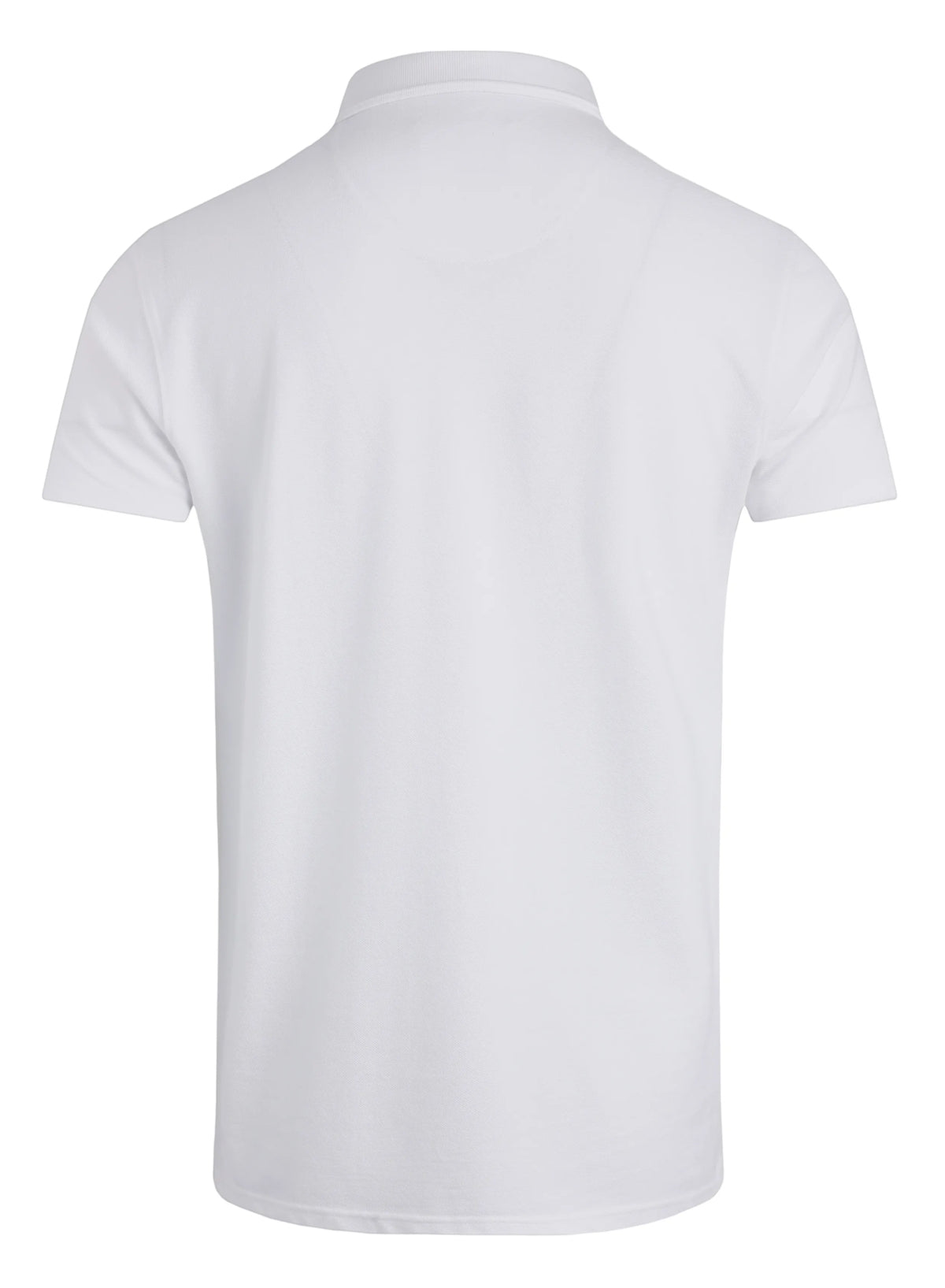 Weird Fish Mens Miles Pique Polo Shirt - White