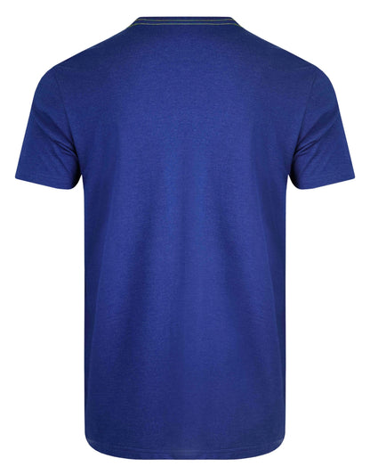 Weird Fish Mens Velocity Printed Tee - Cobalt Blue