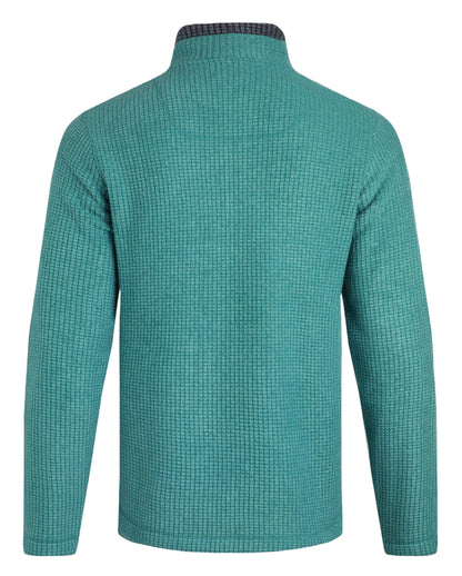 Weird Fish Mens Shires Full Zip Grid Fleece - Viridis