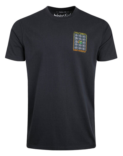 Weird Fish Mens Not Weird Just Different Printed Tee - Navy