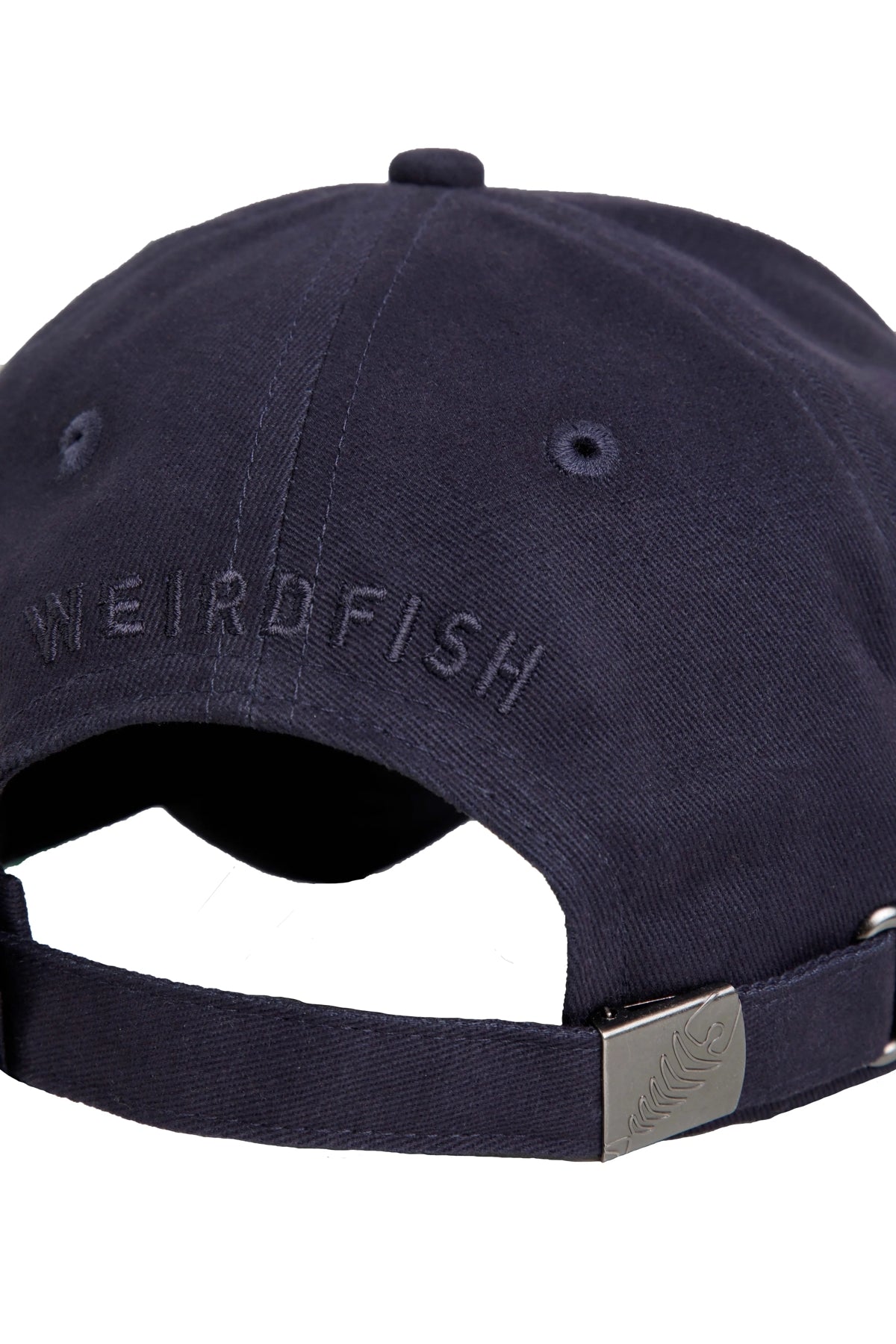 Weird Fish Bude Heavy Wash Twill Cap - Navy