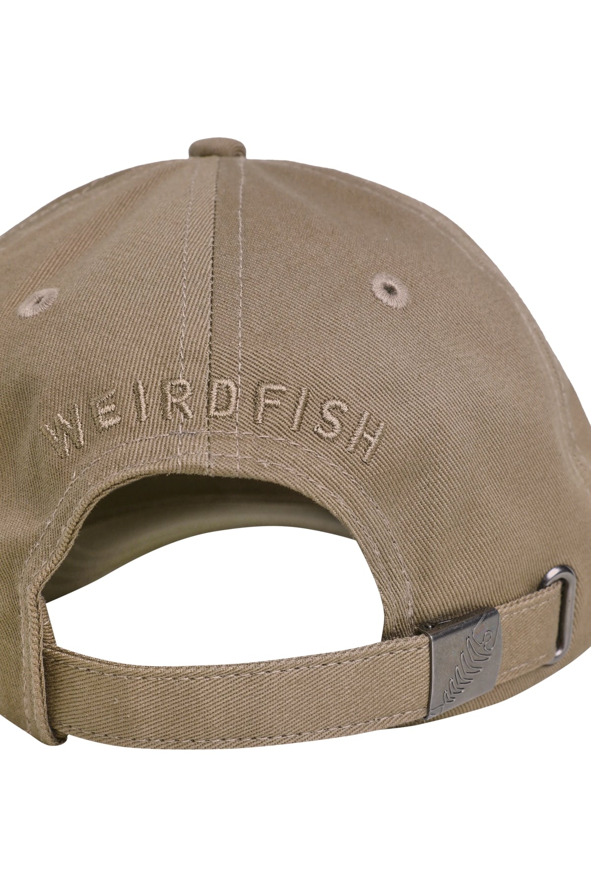 Weird Fish Bude Heavy Wash Twill Cap - Stone