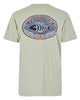 Weird Fish Mens Original Surf Print T-Shirt Pistachio Green