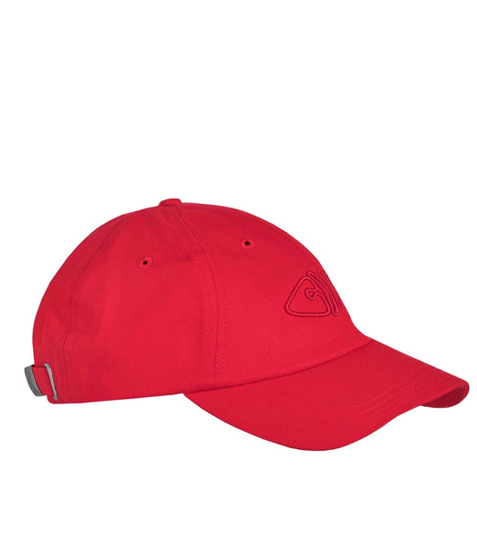 Weird Fish Bude Heavy Wash Twill Cap - Retro Red