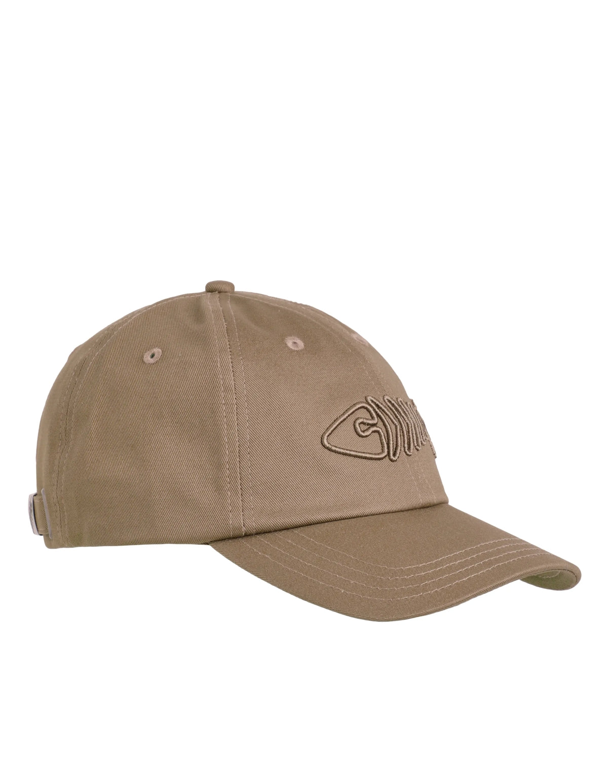 Weird Fish Bude Heavy Wash Twill Cap - Stone