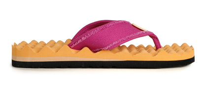 Weird Fish Womens Cayman Waffle Sole Flip Flops - Apricot