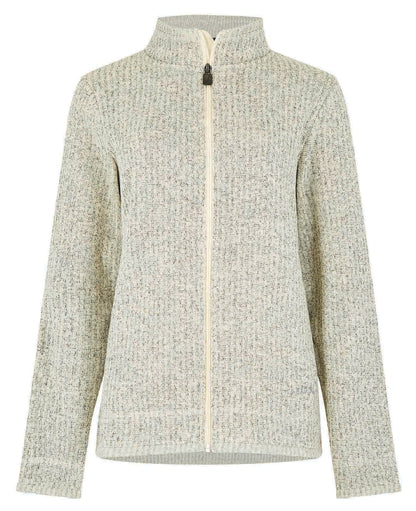 Weird Fish Womens Oreille Full Zip Textured Fleece - Lemon