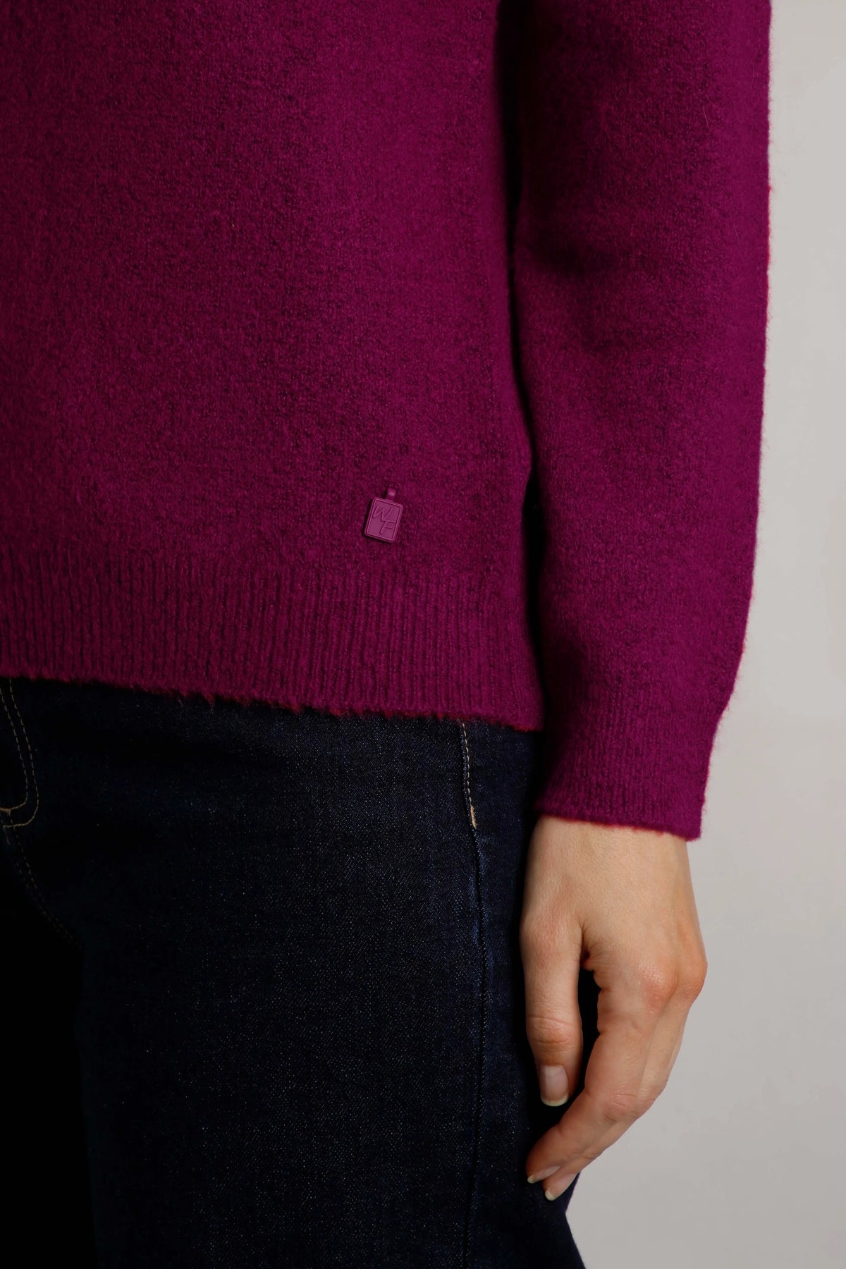 Weird Fish Womens Lowell Fair Isle Jumper - Boysenberry