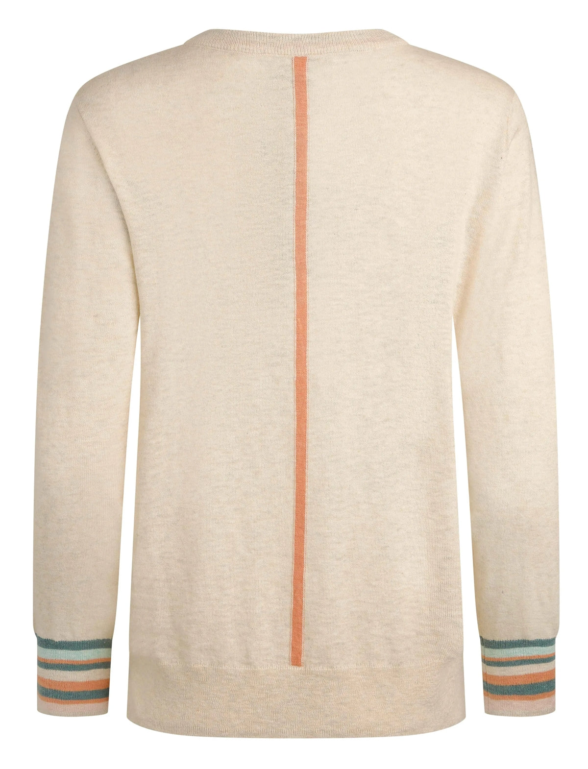 Weird Fish Womens Kinga Lightweight Outfitter Crew - Light Cream