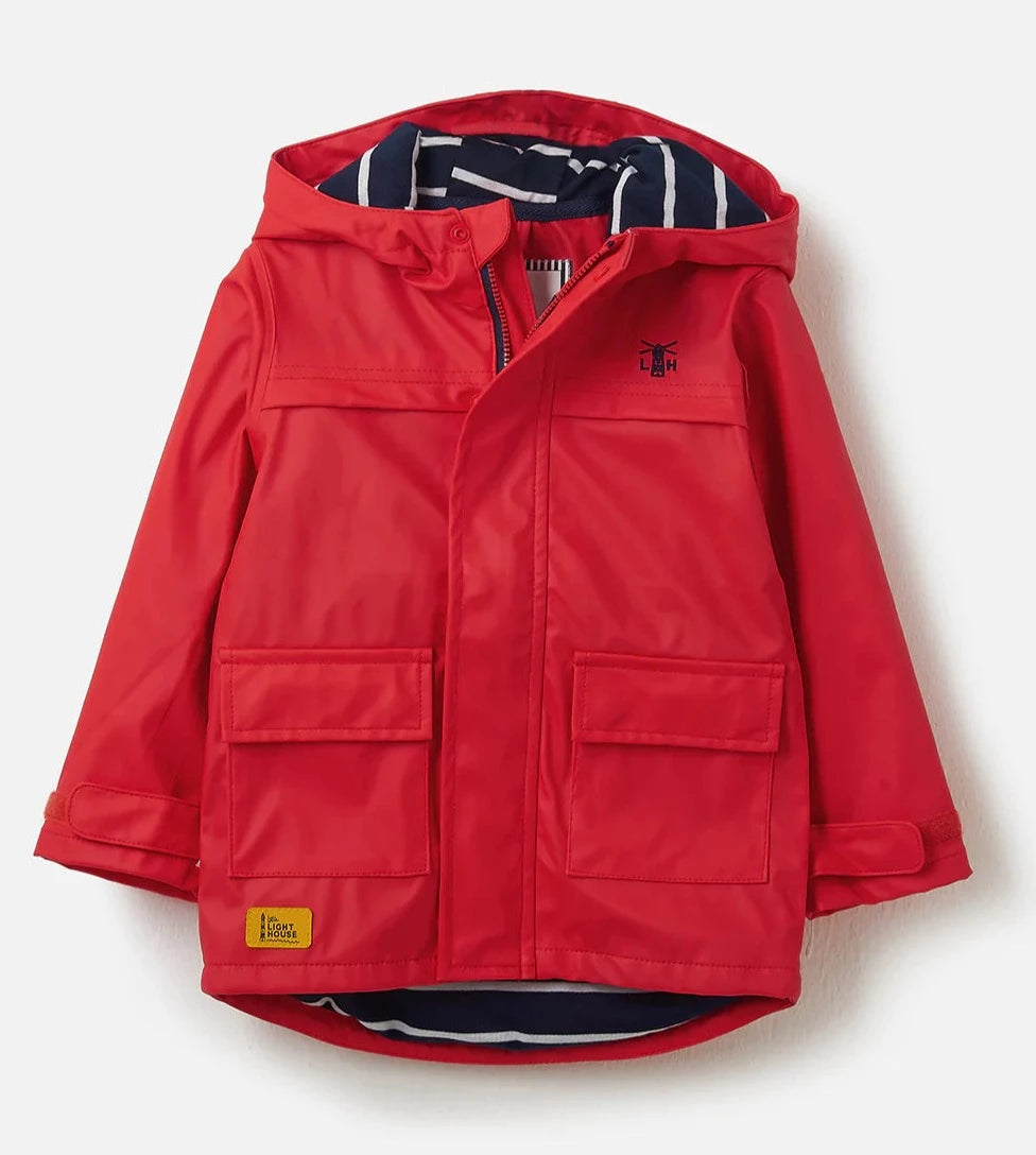 Lighthouse Kids 'Anchor' Waterproof Jacket - Red