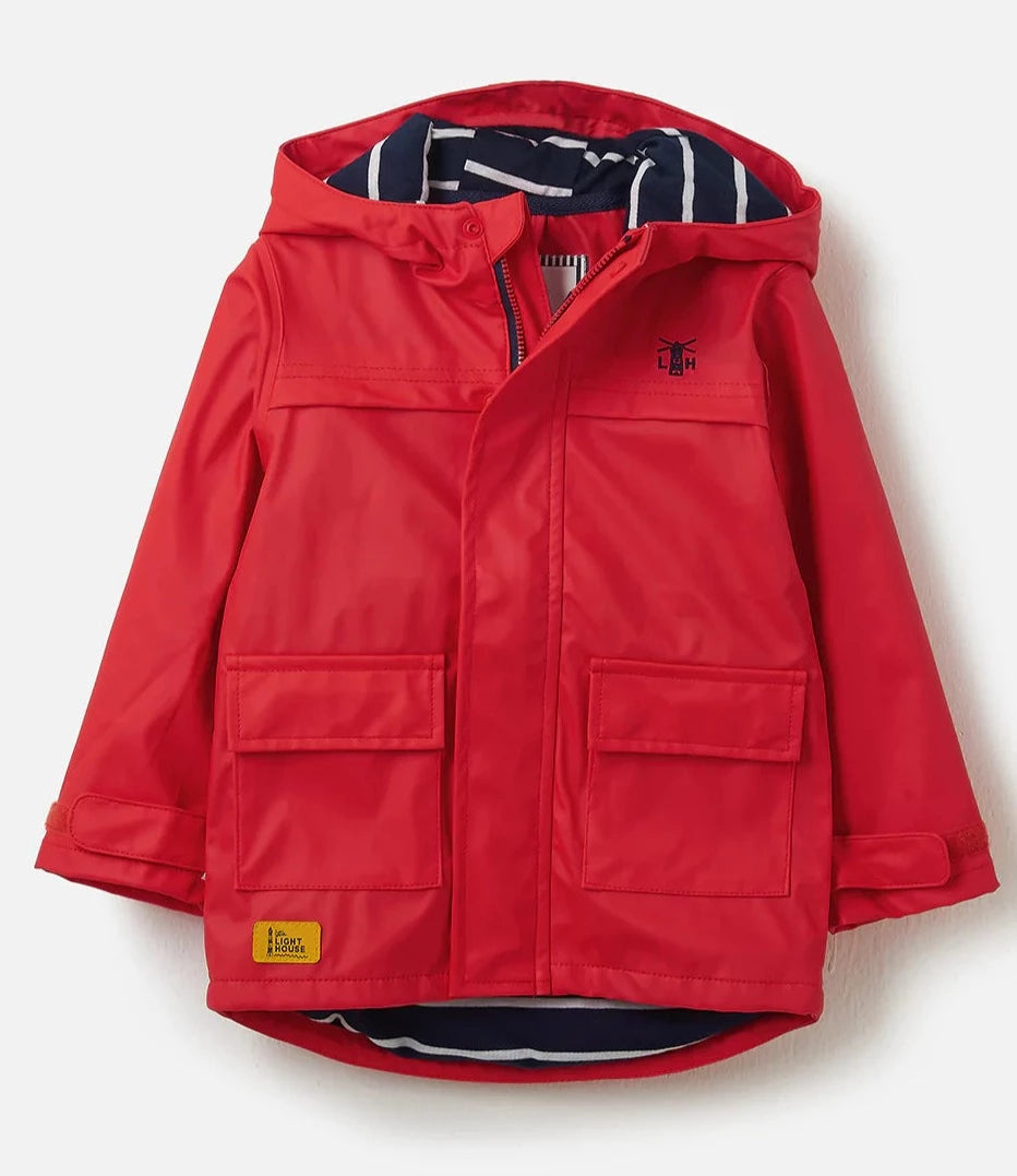 Lighthouse Kids 'Anchor' Waterproof Jacket - Red