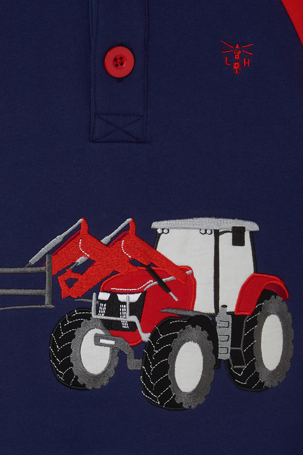 Lighthouse Kids 'Jack' Front loader Hoodie - Red