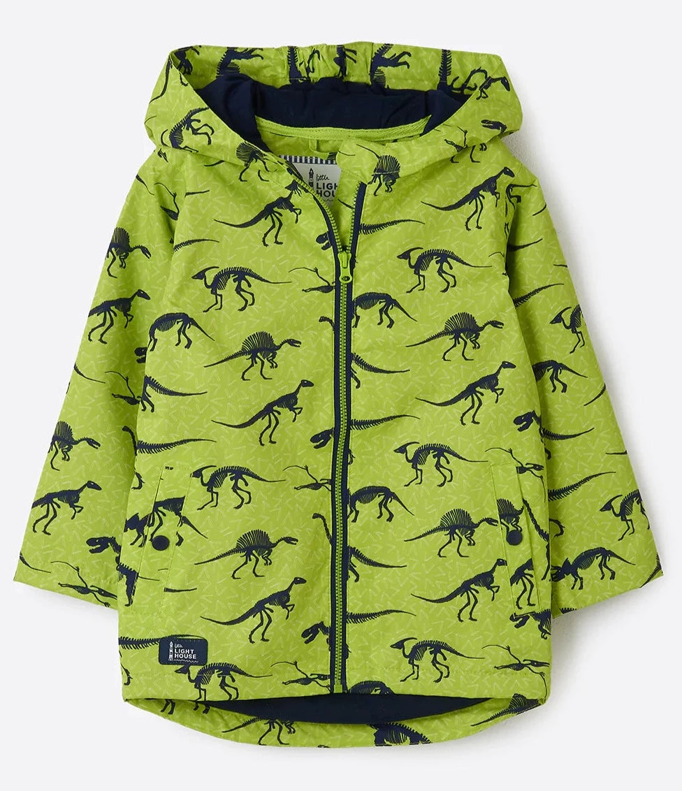 Lighthouse Kids Ethan Waterproof Jacket Dino Print