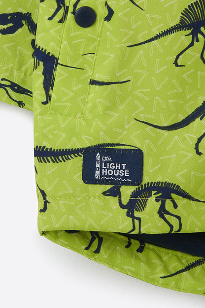 Lighthouse Kids 'Ethan' Waterproof Jacket - Dino Print