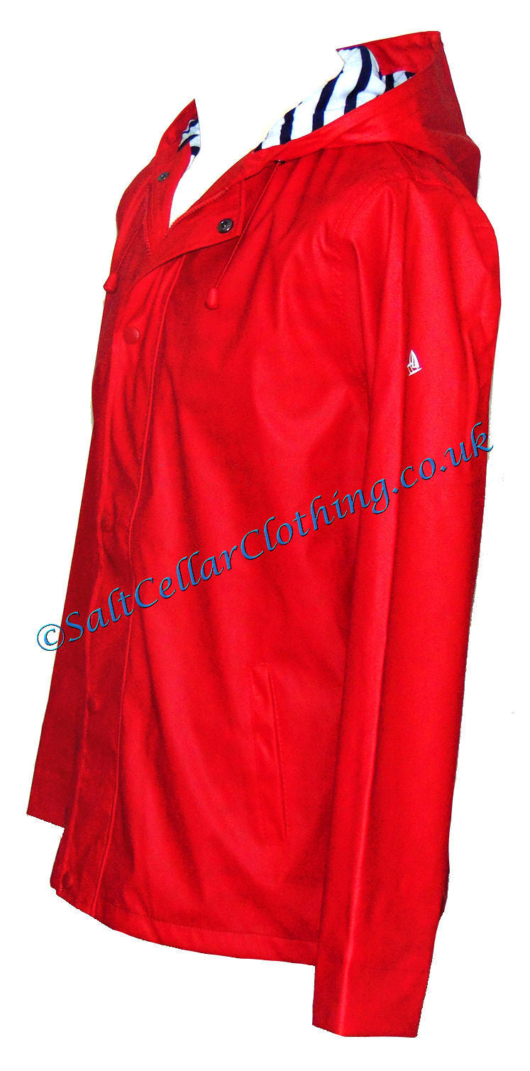 Captain Corsaire Unisex 'Roscoff' Waterproof Raincoat - Red