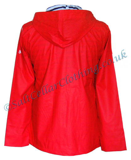 Captain Corsaire Unisex 'Roscoff' Waterproof Raincoat - Red
