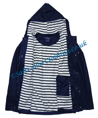 Captain Corsaire Unisex 'Roscoff' Waterproof Raincoat - Navy