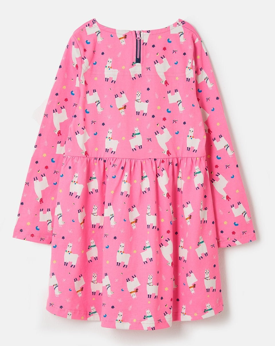 Lighthouse Kids 'Ellie' Dress - Llama Print