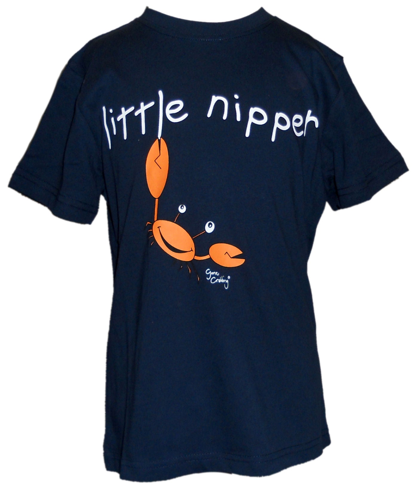 Gone Crabbing Kids 'Little Nipper' T-Shirt - Navy