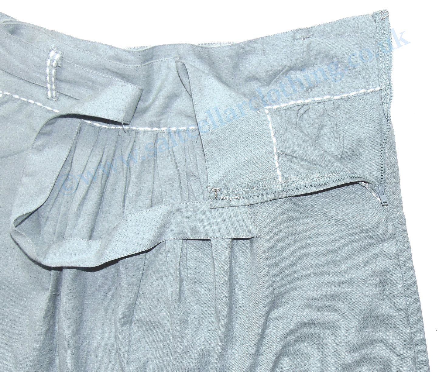 Goubi Womens 'H11' Tie Waist Skirt - Blue