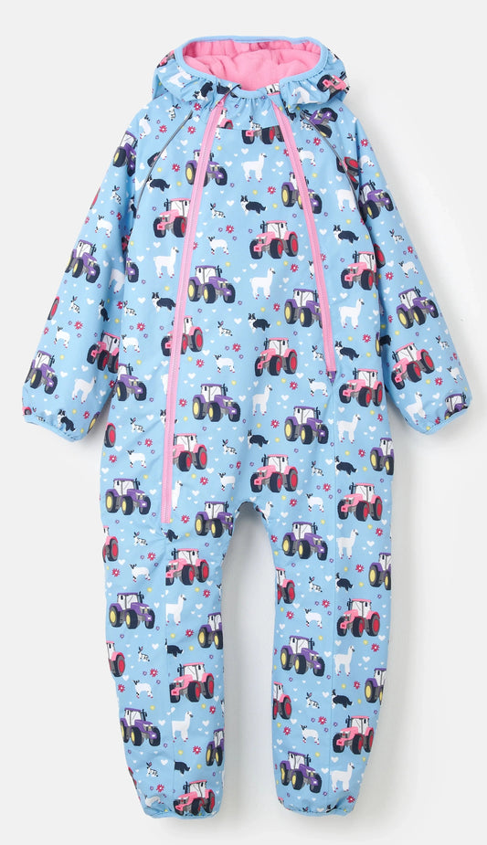 Lighthouse Kids 'Jamie' Waterproof Winter Puddlesuit - Sky Farm Print