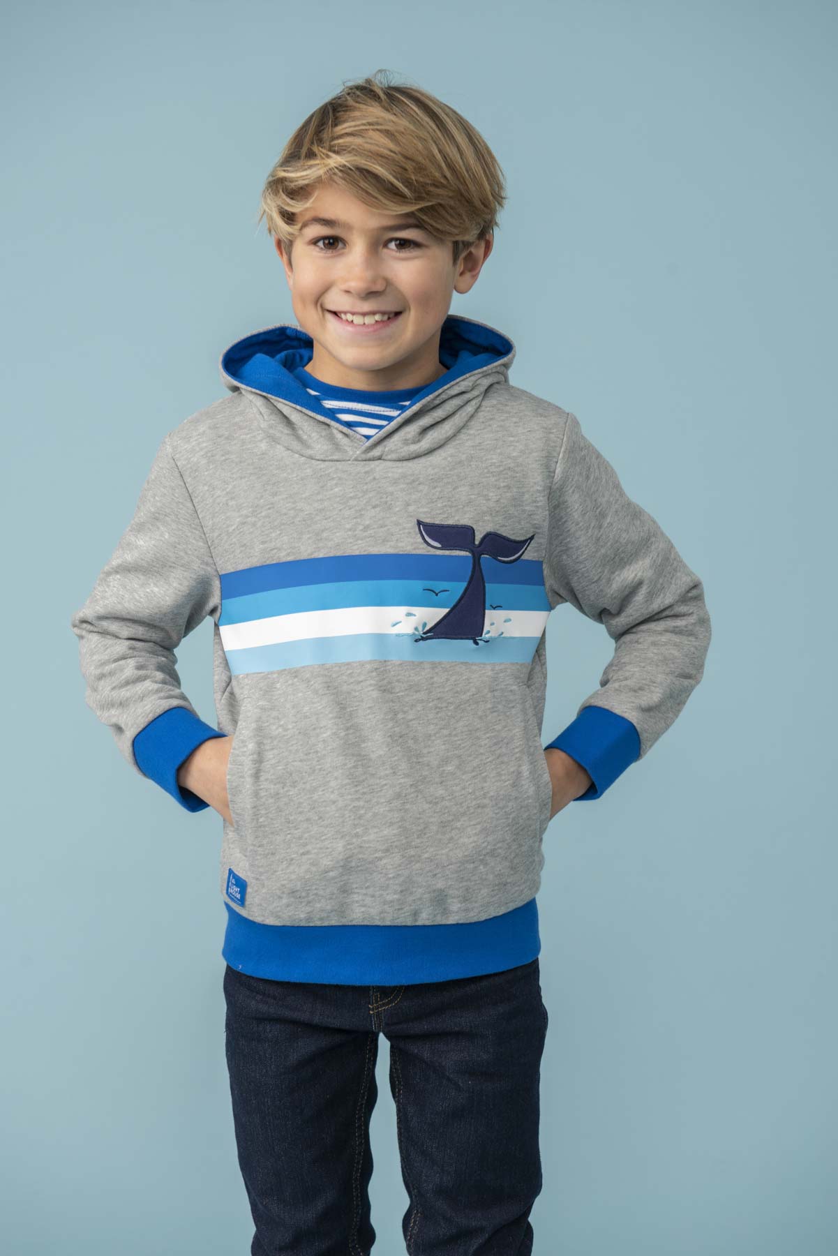 Lighthouse Kids Jonas Hoodie - Grey Marl