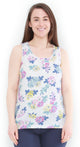 Lazy Jacks Womens LJ110P Floral Vest Petal