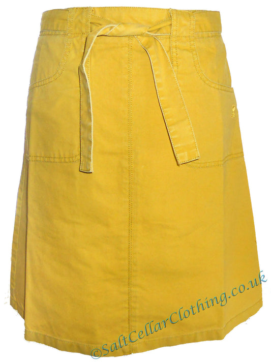 Mousqueton Womens 'Klarisse' Cotton Skirt - Yellow