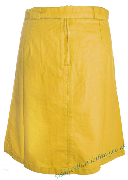Mousqueton Womens 'Klarisse' Cotton Skirt - Yellow