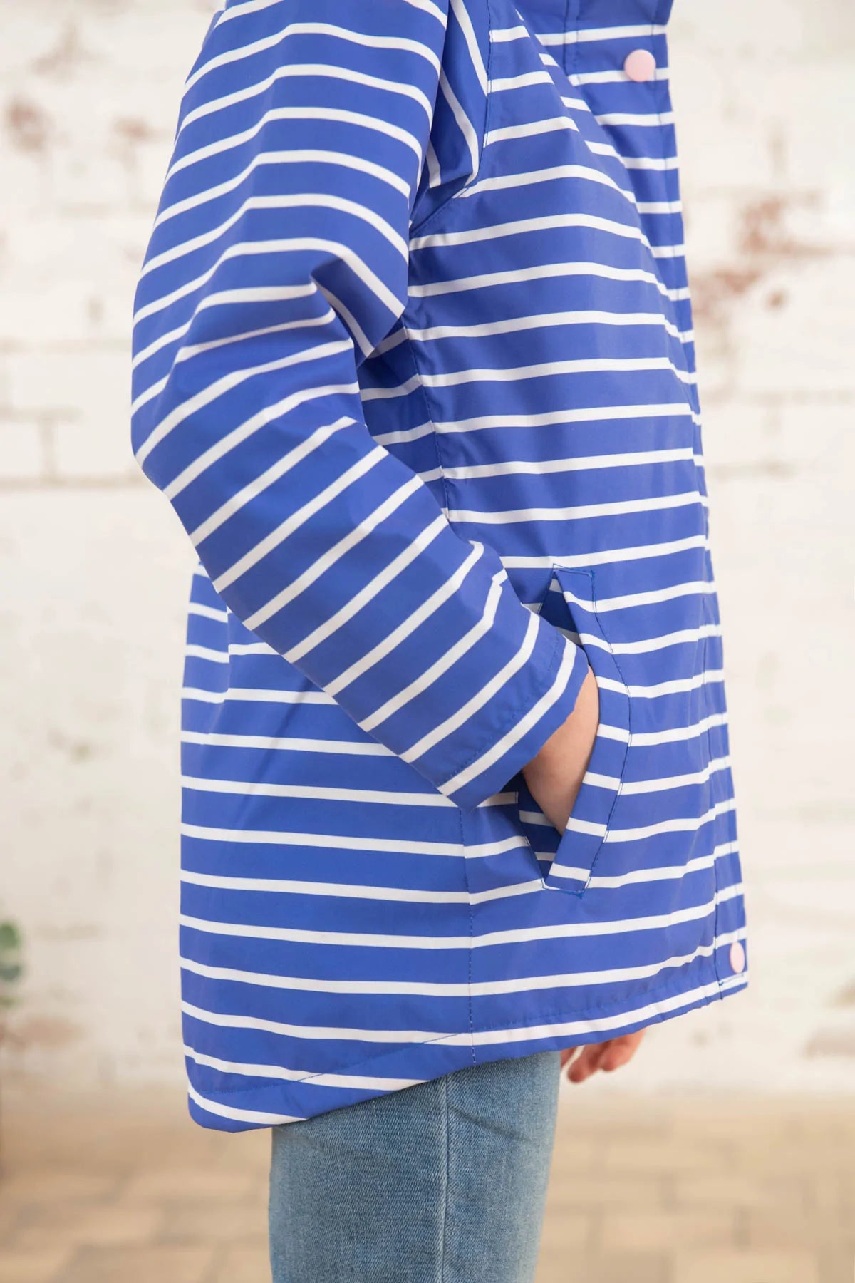 Lighthouse Kids 'Olivia' Waterproof Jacket - Parma Violet Stripe