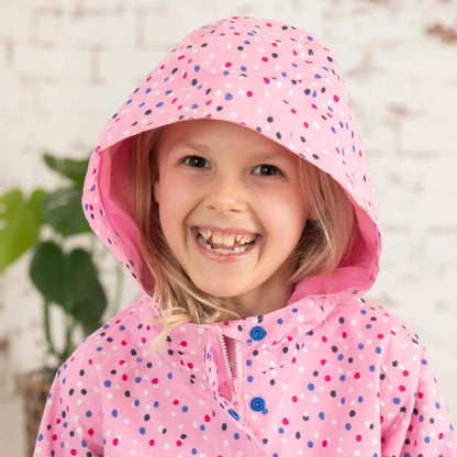 Lighthouse Kids 'Olivia' Waterproof Jacket - Rose Pink Dot