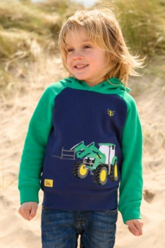 Lighthouse Kids 'Jack' Front loader Hoodie - Green