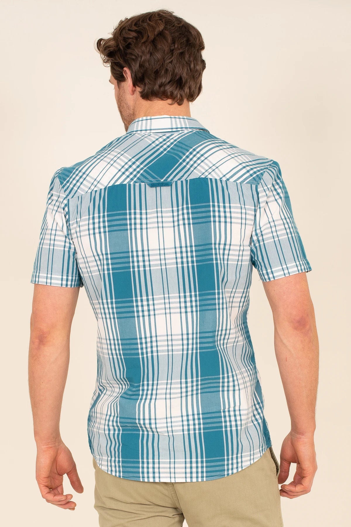 Brakeburn Mens Short Sleeved Check Shirt