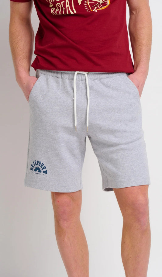 Brakeburn Mens Jogger Shorts - Grey