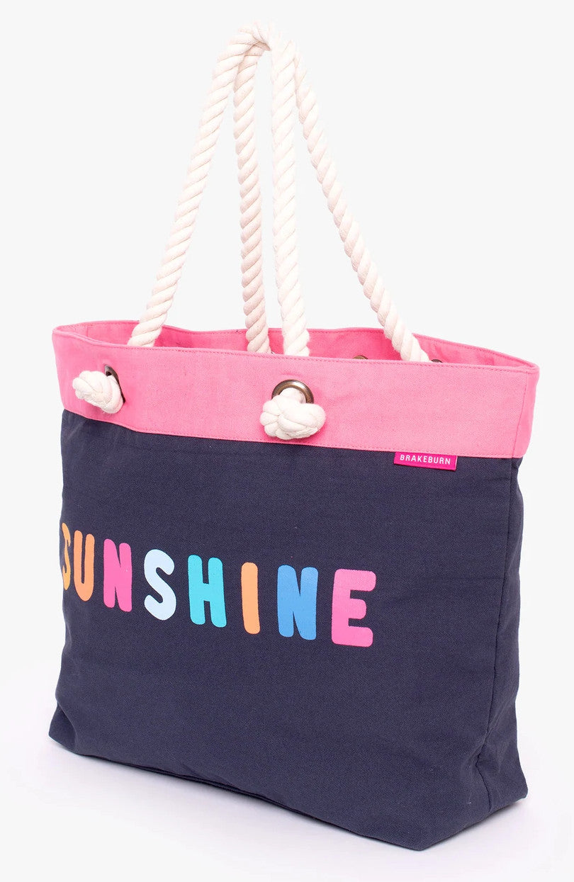 Brakeburn Sunshine Beach Bag - Navy