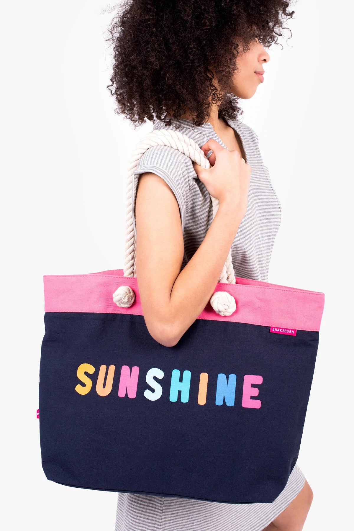 Brakeburn Sunshine Beach Bag - Navy