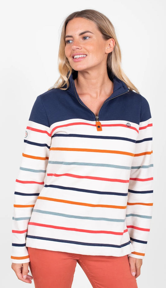 Brakeburn Womens 'Amber' Sweatshirt - Multicoloured